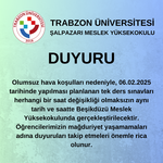 Trabzon üniversitesi