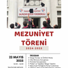 🎓 2024-2025 Eğitim-Öğretim Yılı 4. Dönem Mezuniyet Töreni